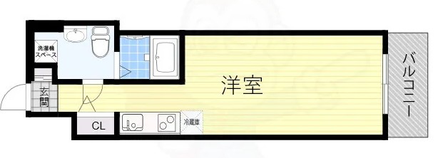 堺市堺区　収益マンション間取り図