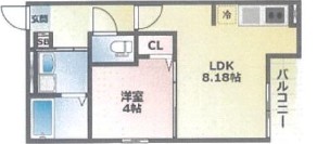 泉佐野市　収益アパート間取り図