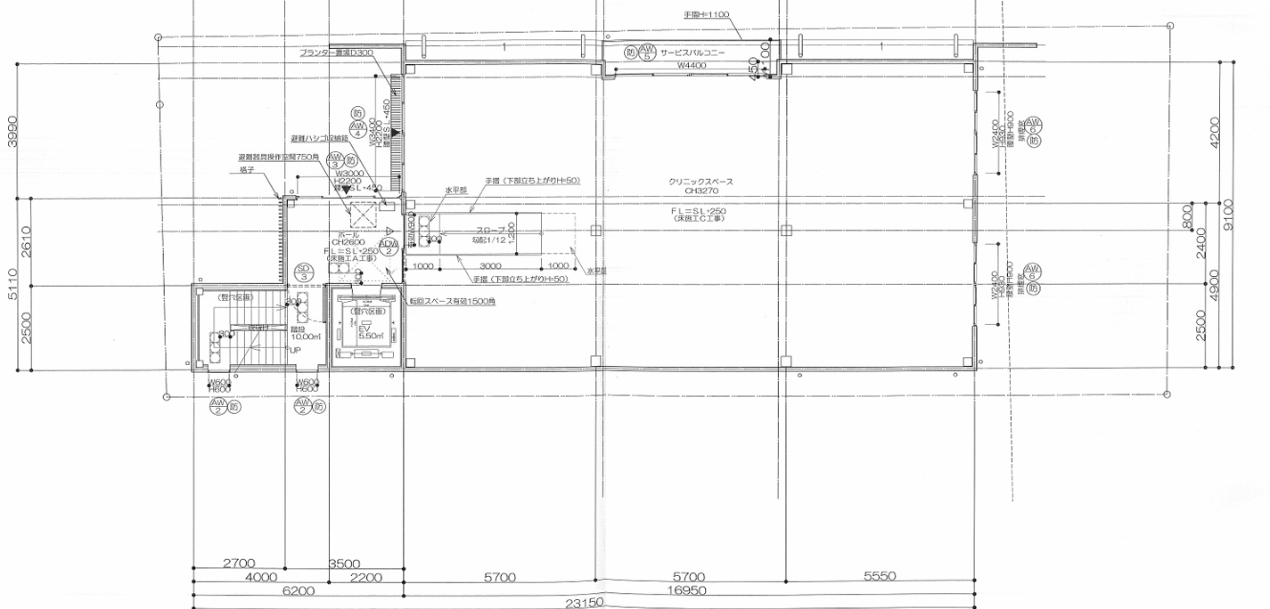AKビル2階 医療テナント用店舗